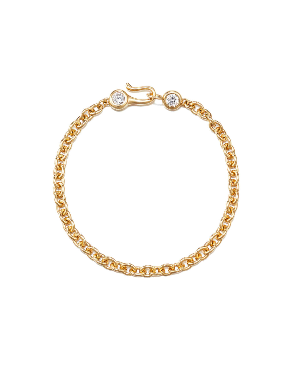 Numbering - Bezel Set Clasp Chain Bracelet #3903 product image 5 | TRAB K-Fashion Australia
