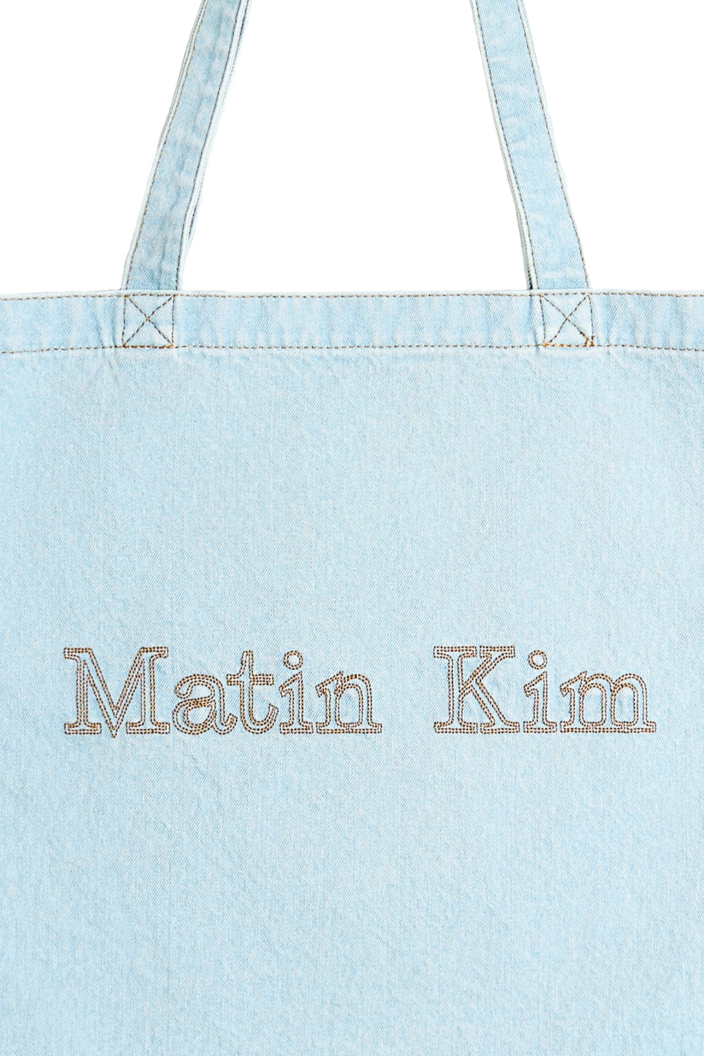 Matin Kim - Matin Stitch Denim Ecobag (Sky) product image 3 | TRAB K-Fashion Australia