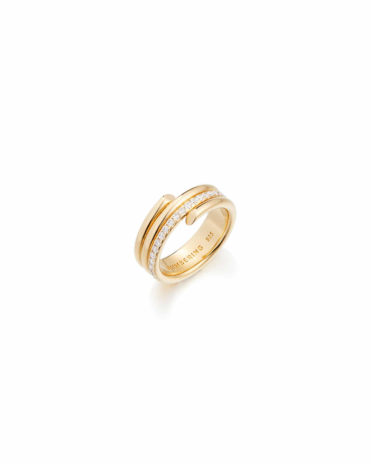 Numbering - Coil Spiral Pave Ring #8407 product image 8 | TRAB K-Fashion Australia