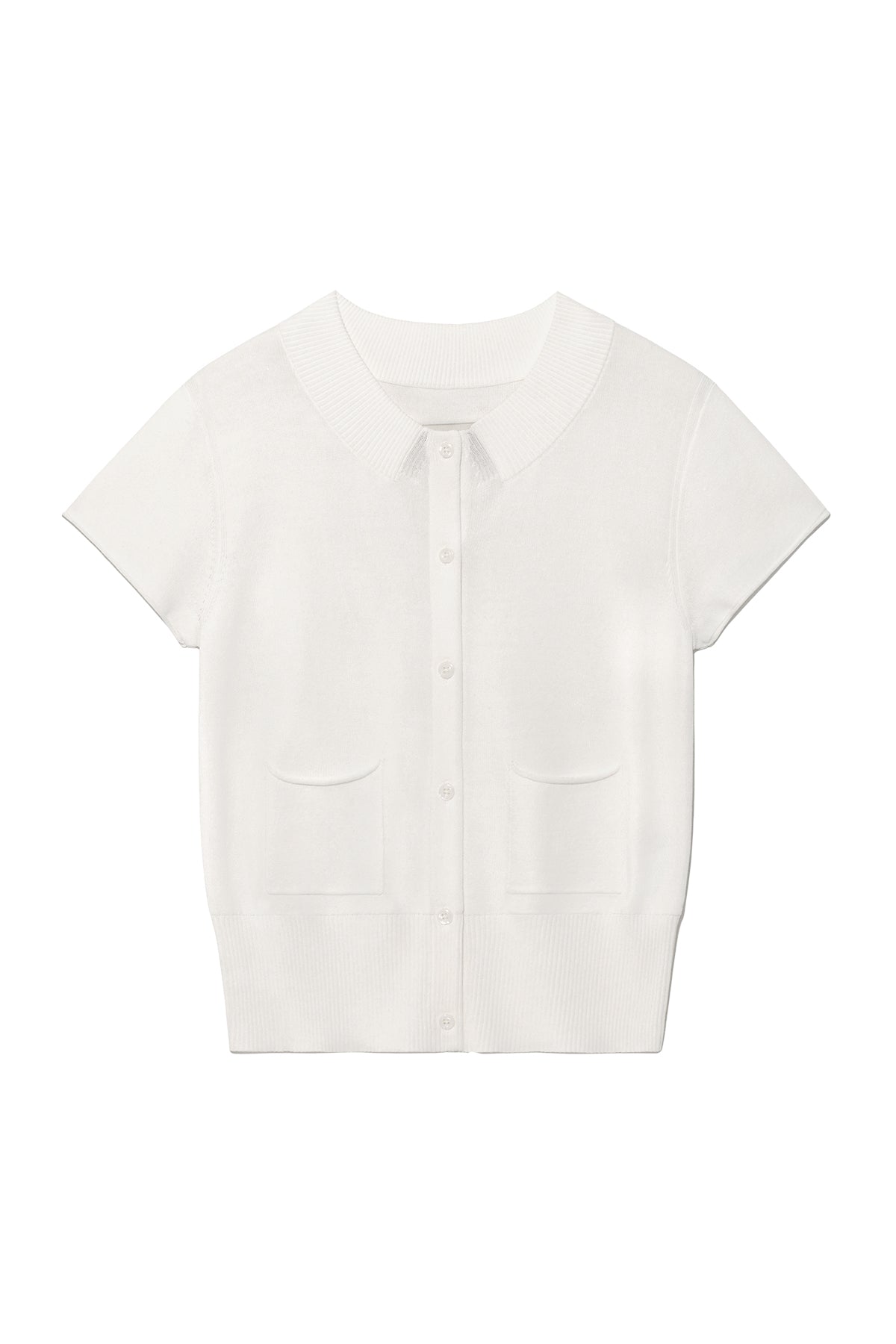 Matin Kim - Pocket Point Half Cardigan (Ivory) product image 1 | TRAB K-Fashion Australia