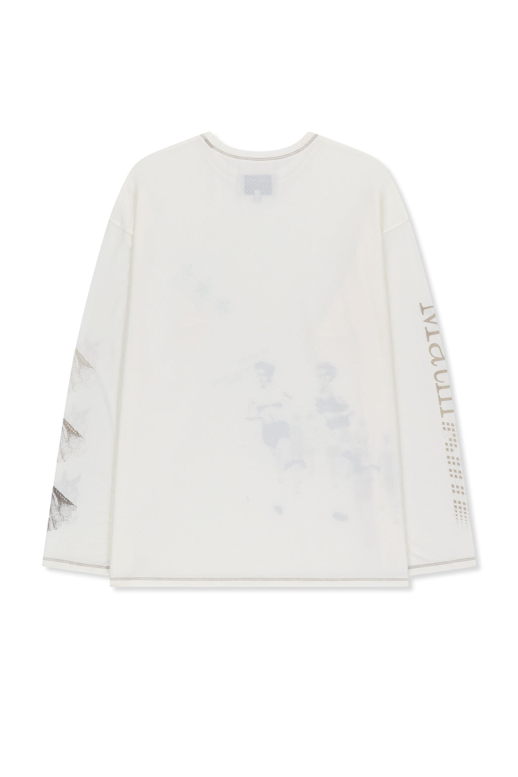 Matin Kim - Matin Pace Graffiti Covered Top (Ivory) product image 2 | TRAB K-Fashion Australia