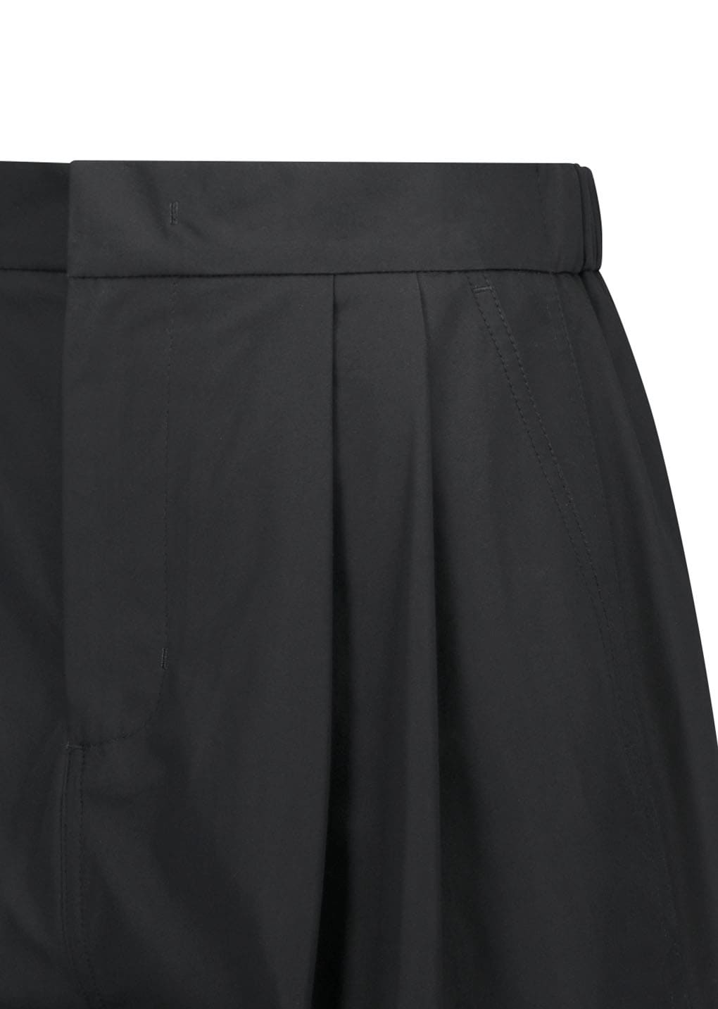Amomento - Two Tuck Wide Shorts (Black) product image 4 | TRAB K-Fashion Australia