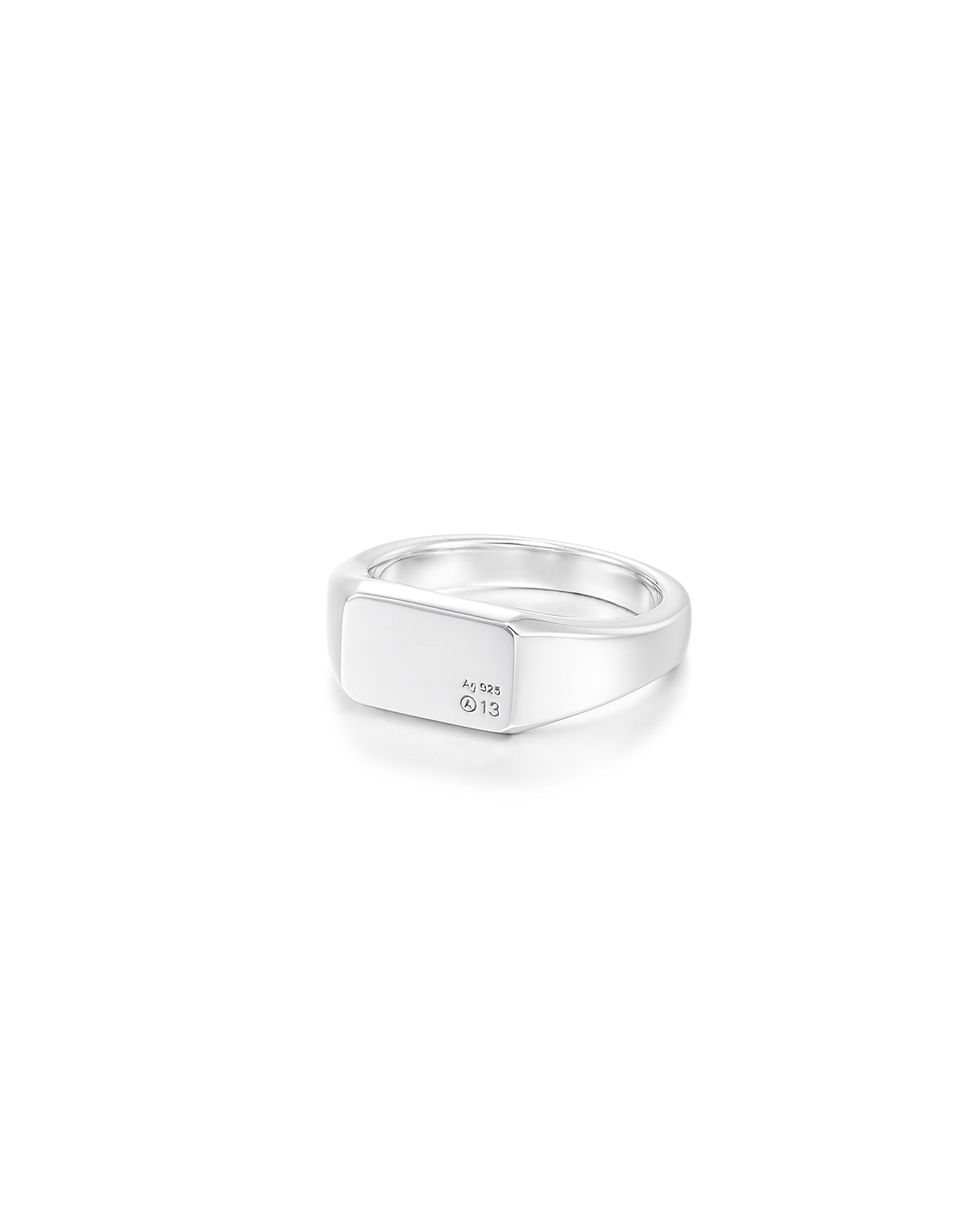 Numbering - A13 Signet Ring #7402 product image 7 | TRAB K-Fashion Australia