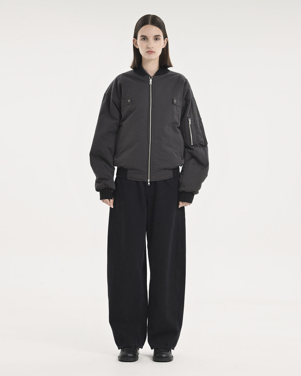 Brownyard - Ma-1 (Ink Black) product image 3 | TRAB K-Fashion Australia