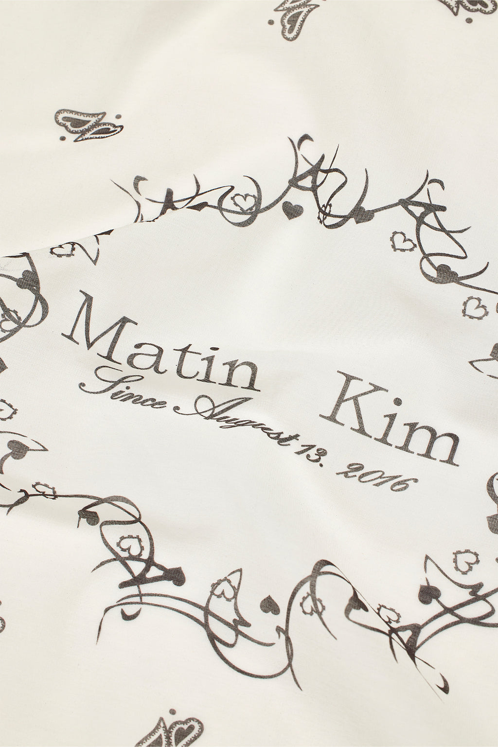 Matin Kim - Matin Vintage Printed Bandana (Ivory) product image 3 | TRAB K-Fashion Australia