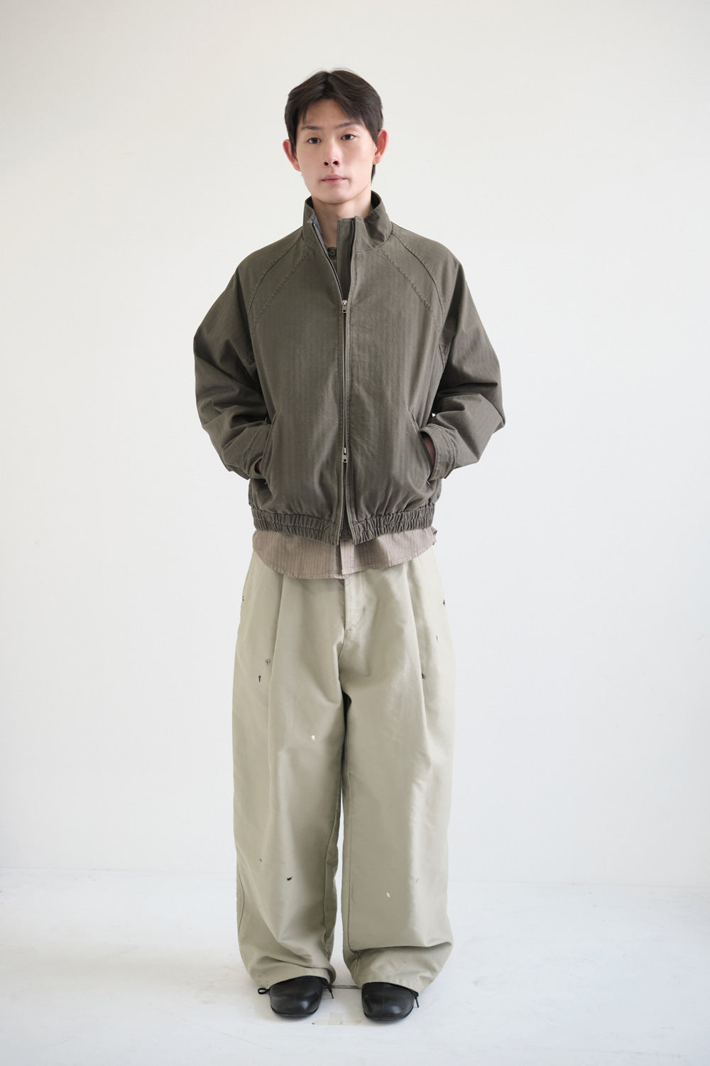 Hatchingroom - Delave Jacket Herringbone (Mud Brown) product image 4 | TRAB K-Fashion Australia