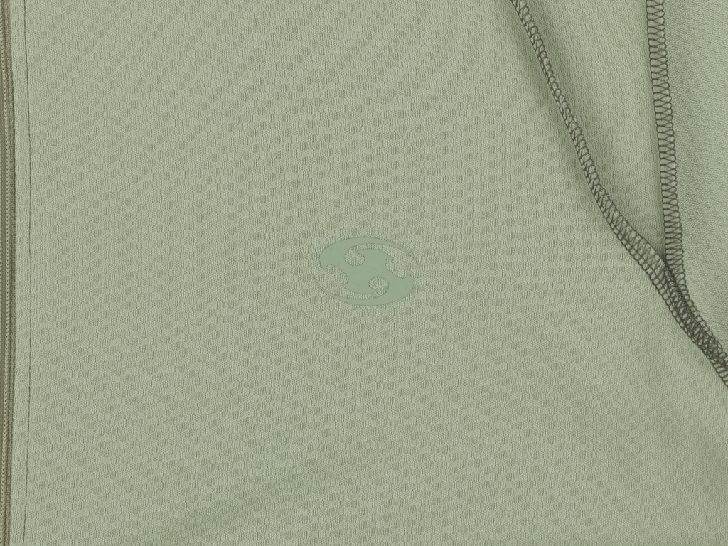 San San Gear - Overlock Mesh Zip-Up (Light Green) product image 9 | TRAB K-Fashion Australia