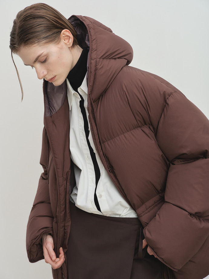 Tonywack - Super Light Down Puffer Jacket (Pale Burgundy) product image 1 | TRAB K-Fashion Australia