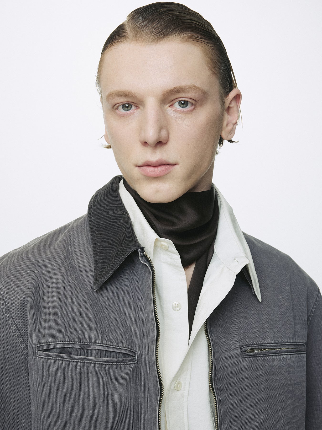Tonywack - Garment Washed Zip Work Jacket (Faded Ink) product image 7 | TRAB K-Fashion Australia