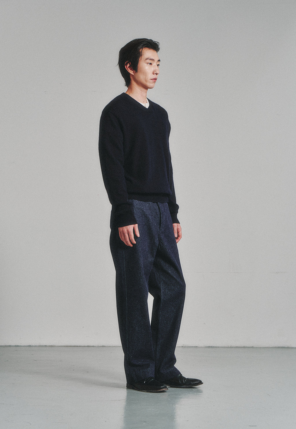 Art if acts - One Washed Nep Denim Pants (Indigo) product image 3 | TRAB K-Fashion Australia