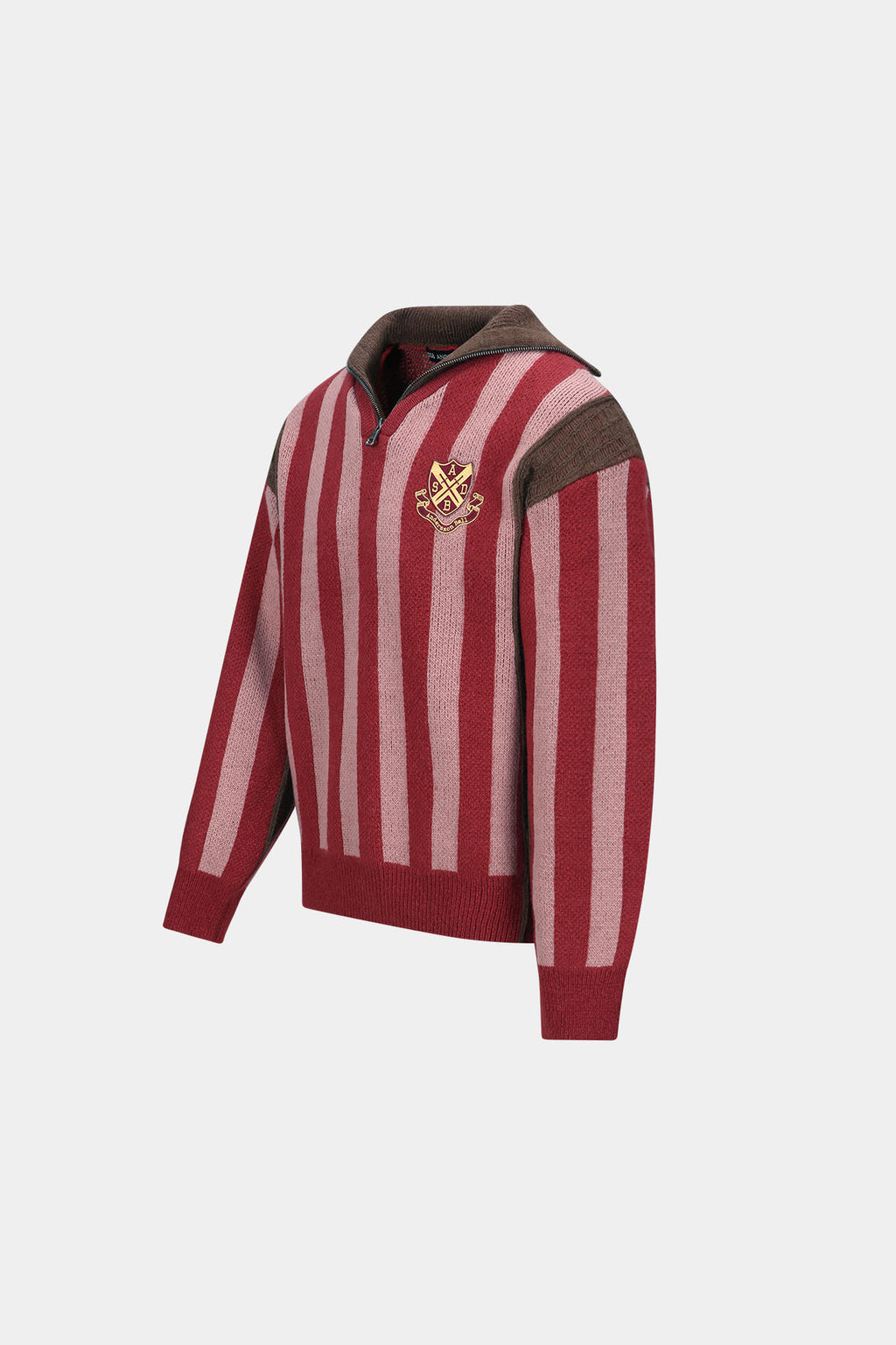 Andersson Bell - Adsb Half Zip-Up Emblem Sweater (Red) product image 7 | TRAB K-Fashion Australia