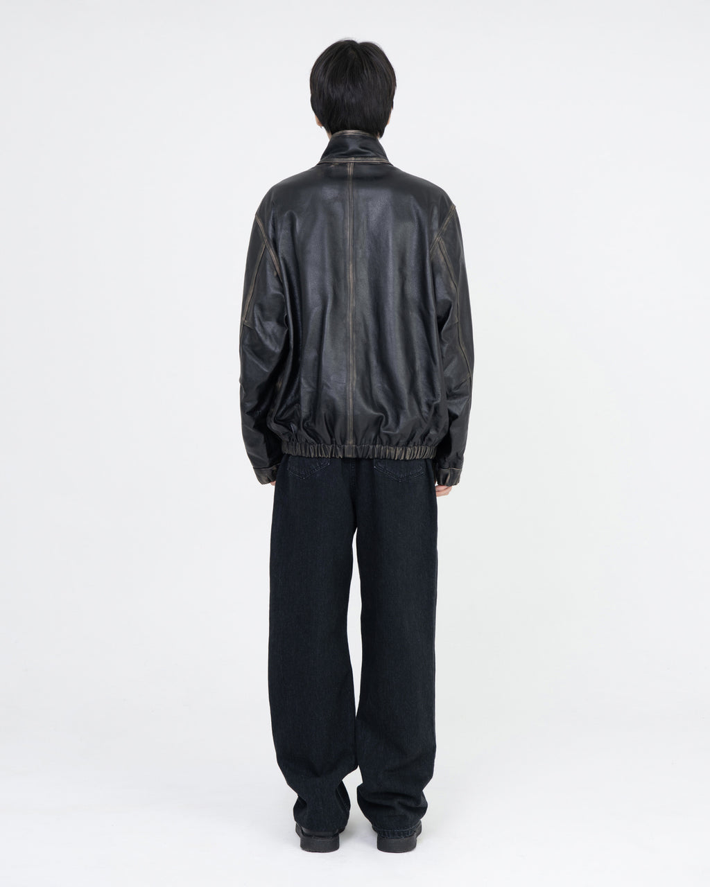 Brownyard - Leather Field Jacket (Black) product image 3 | TRAB K-Fashion Australia