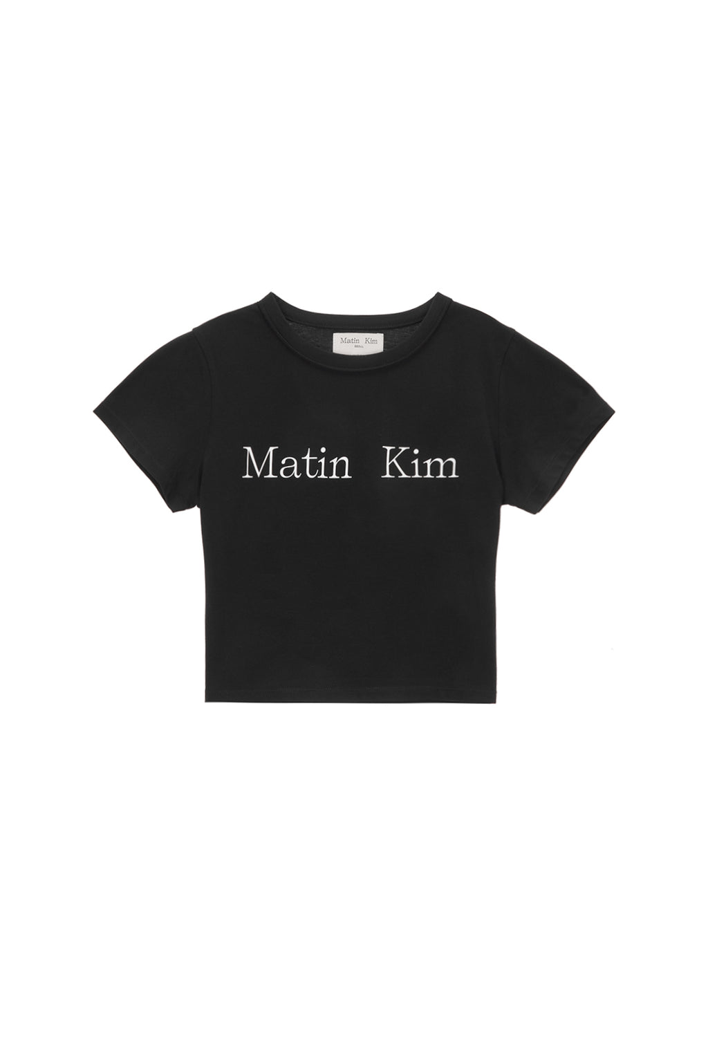 Matin Kim - Logo Crop Top (Pink) product image 7 | TRAB K-Fashion Australia
