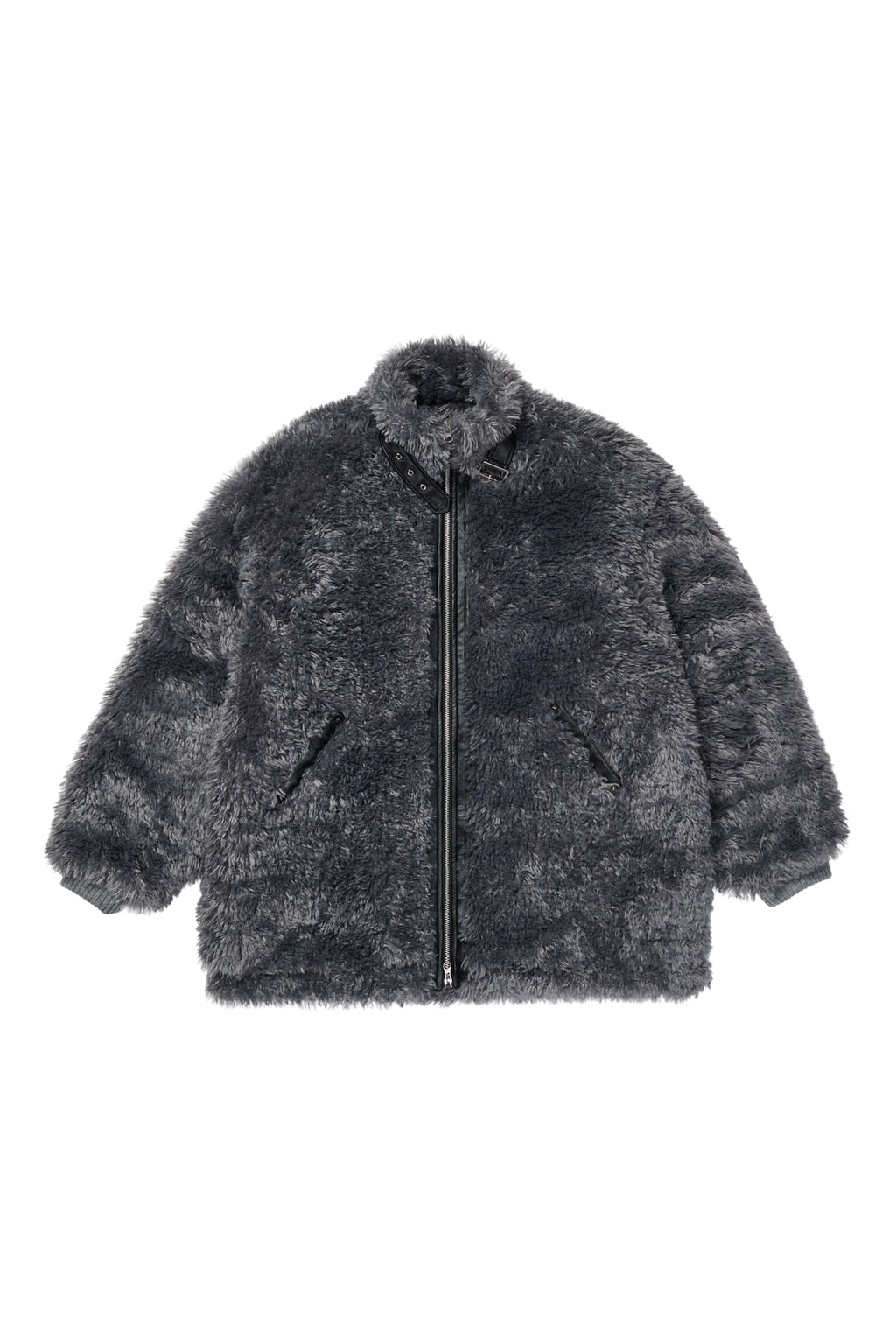 Deinet - Bizzo Point Faux Fur Jumper (Charcoal) product image 13 | TRAB K-Fashion Australia