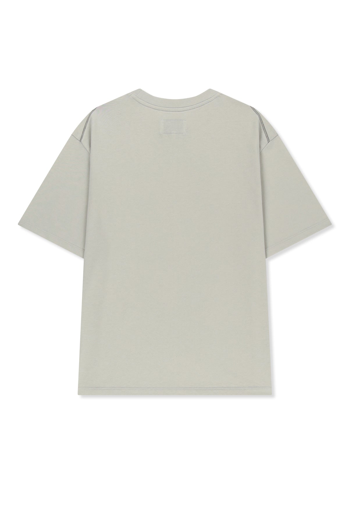 Matin Kim - Matin Pace Vortex Graffiti Top (Light Grey) product image 2 | TRAB K-Fashion Australia