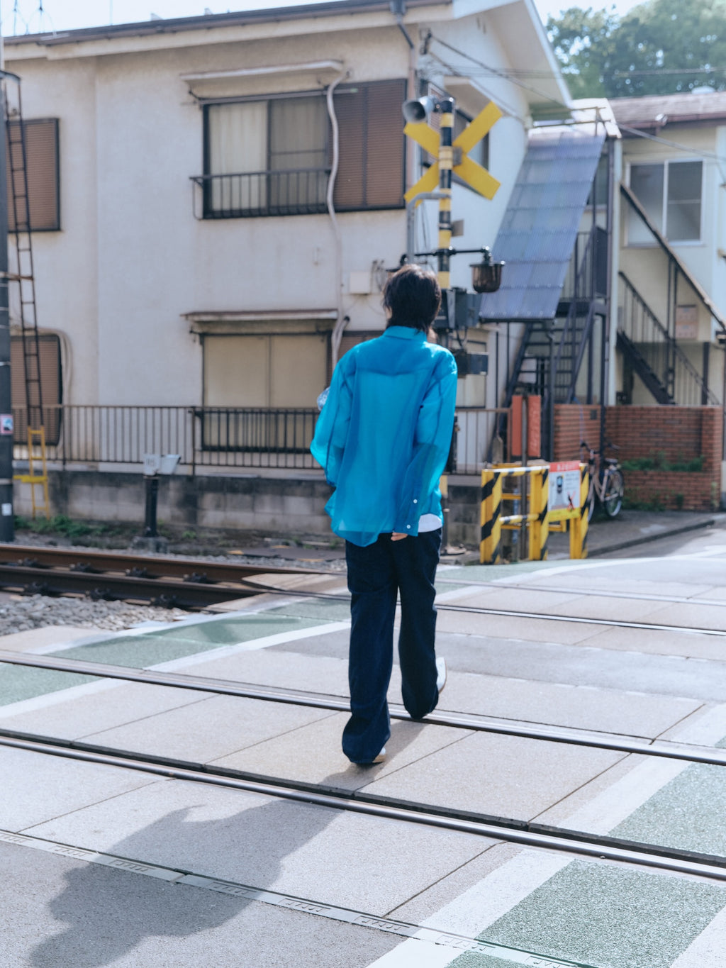 Stu - Sheer Shirt (Blue) product image 9 | TRAB K-Fashion Australia
