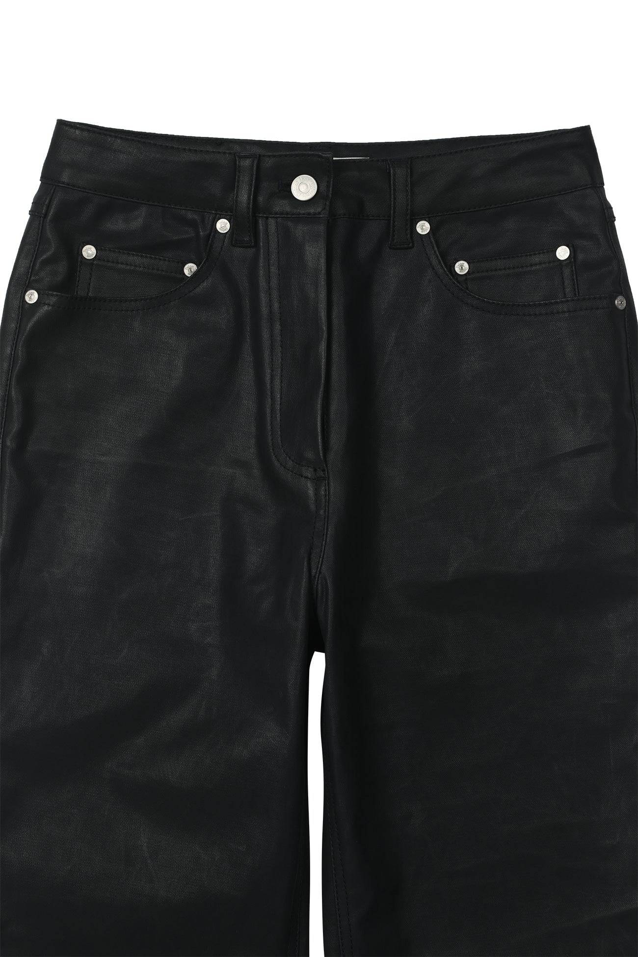 Deinet - Coated Span Trousers (Black) product image 14 | TRAB K-Fashion Australia