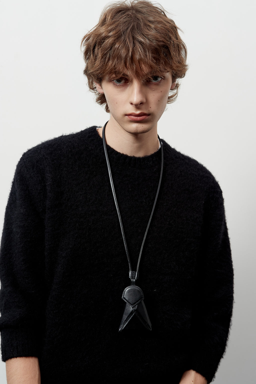 Stu - Boucle Quarter Sleeve Knit (Black) product image 16 | TRAB K-Fashion Australia