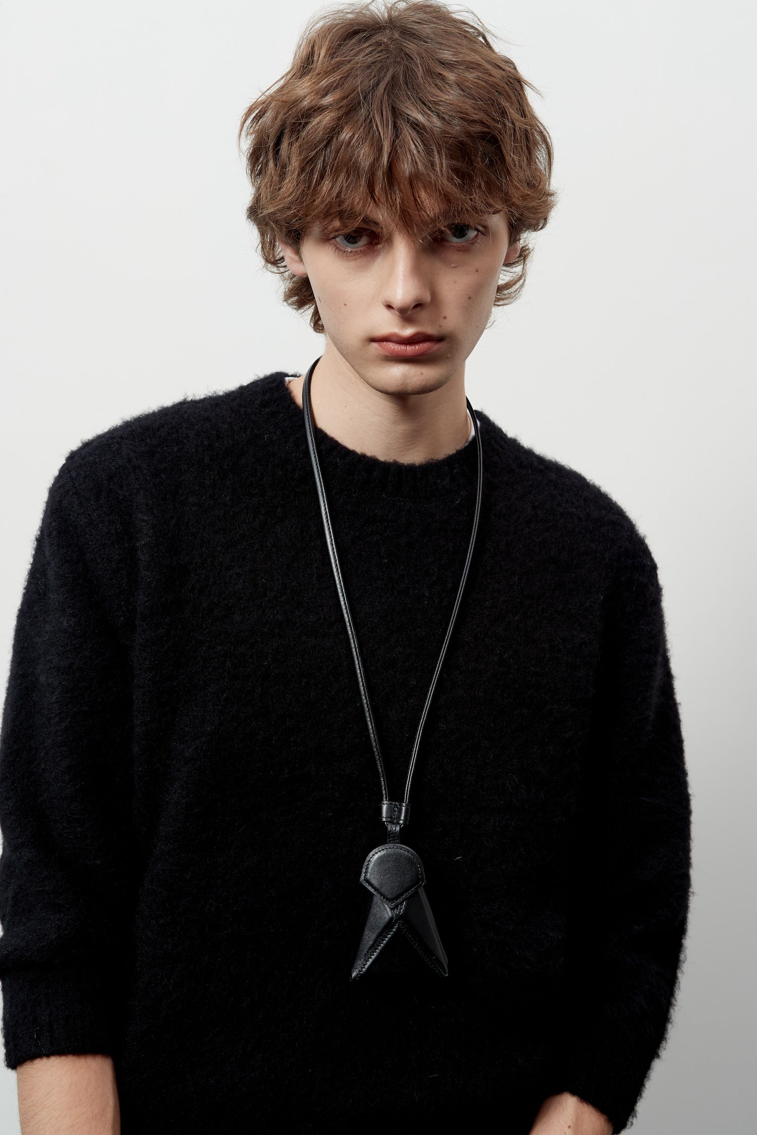 Stu - Boucle Quarter Sleeve Knit (Black) product image 16 | TRAB K-Fashion Australia