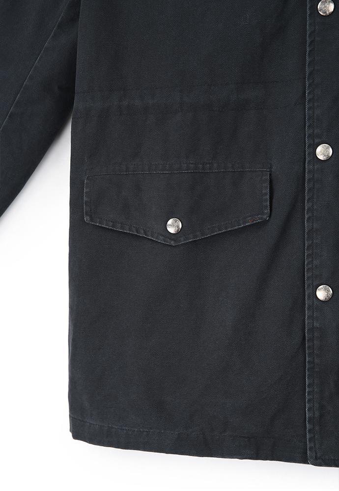 Art if acts - Leather Collar Garment Field Jacket (Faded Navy) product image 14 | TRAB K-Fashion Australia