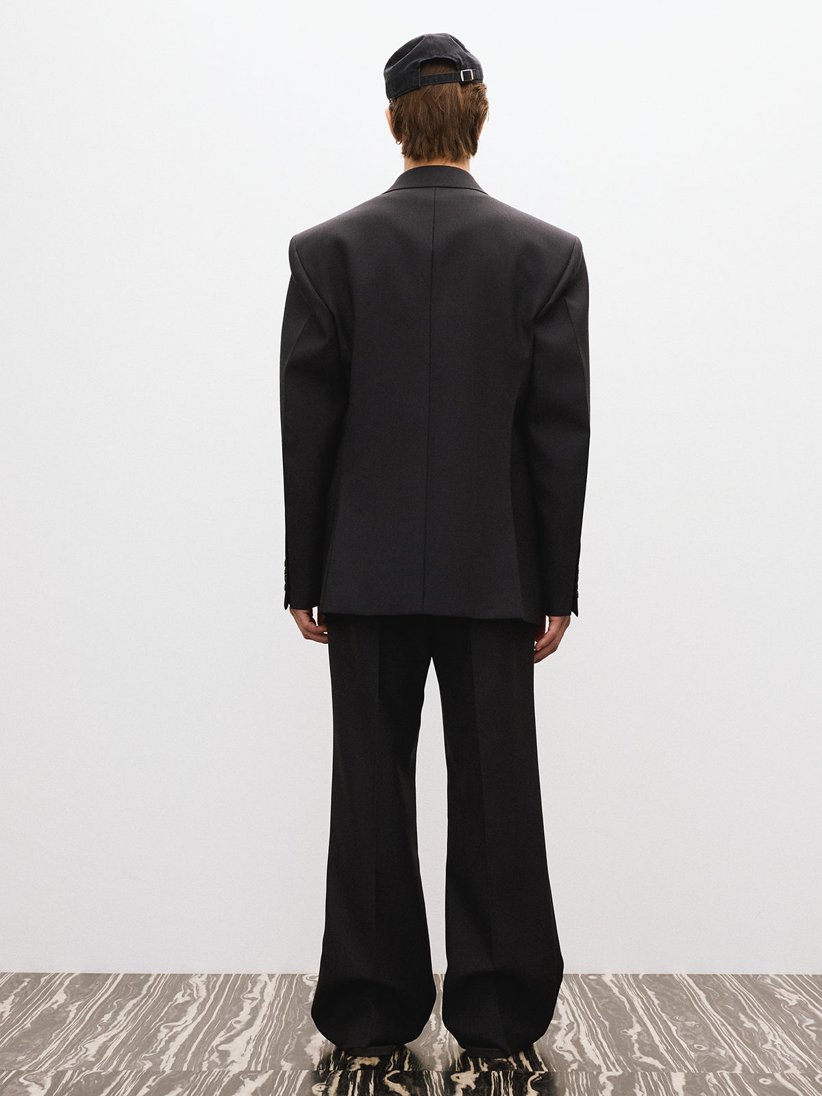 Recto - Structure Wool Tailored Jacket (Vintage Navy) product image 4 | TRAB K-Fashion Australia