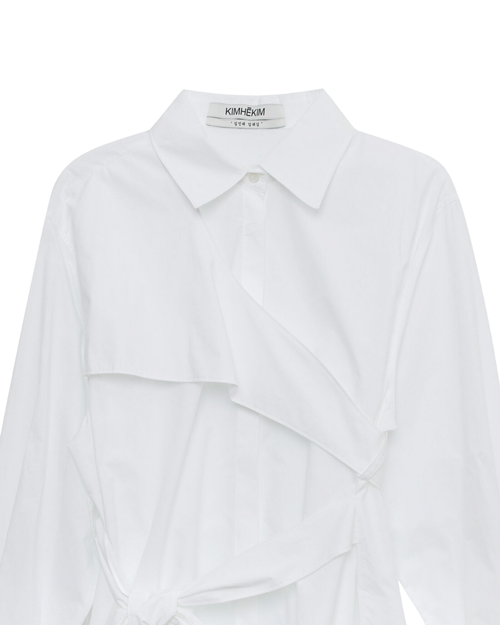 Kimhe Kim - Ng Belted Shirt (White) product image 8 | TRAB K-Fashion Australia