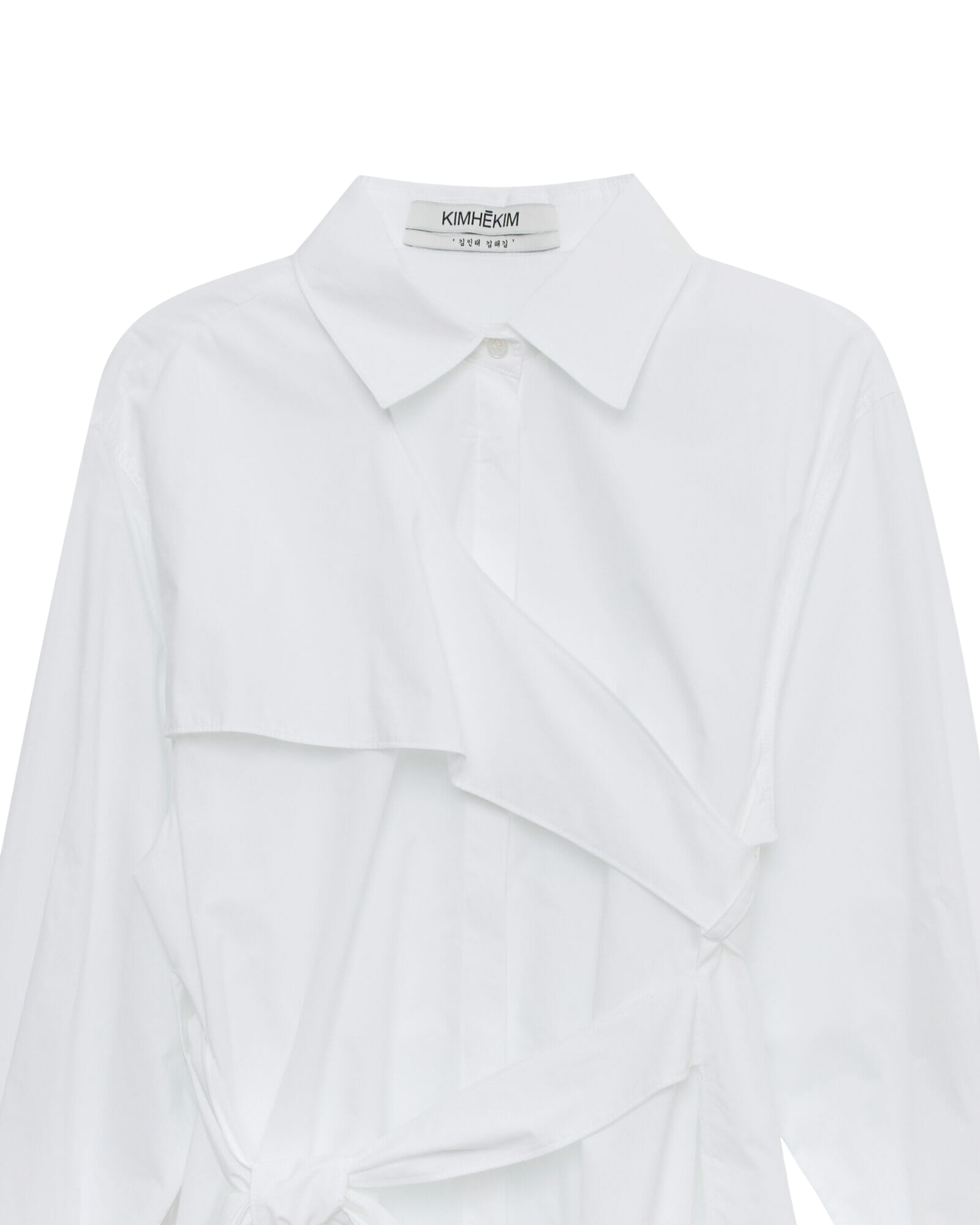 Kimhe Kim - Ng Belted Shirt (White) product image 8 | TRAB K-Fashion Australia