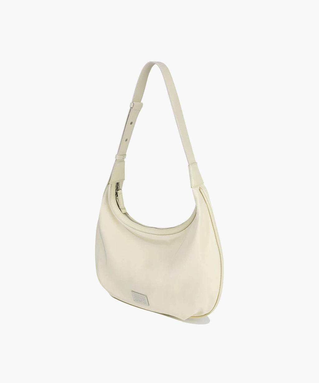 Marithe & Francois Girbaud - Classic Logo Round Shoulder Bag (Light Beige) product image 2 | TRAB K-Fashion Australia