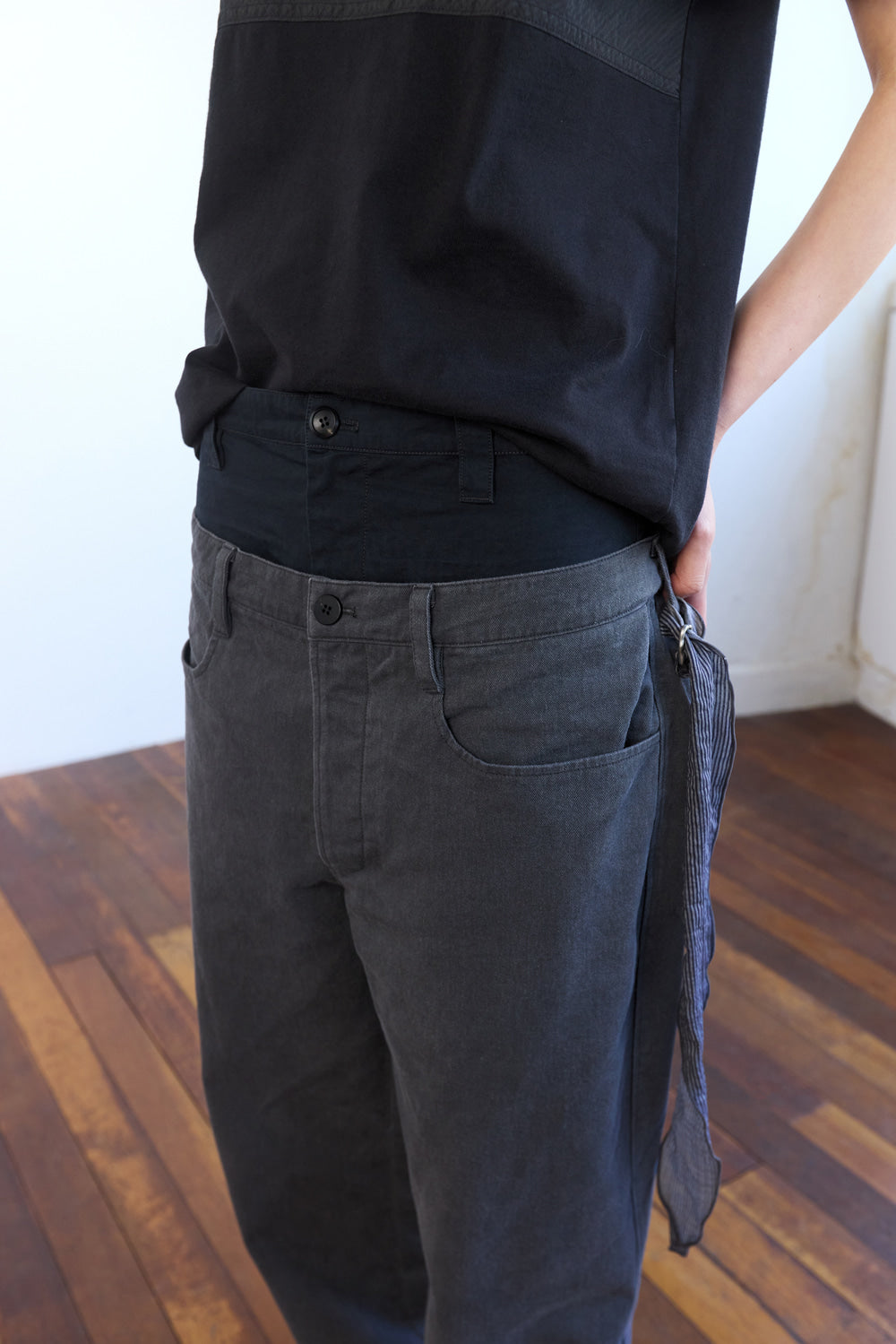 Hatchingroom - Keyring Scarf Stripe Charcoal (OC) product image 9 | TRAB K-Fashion Australia