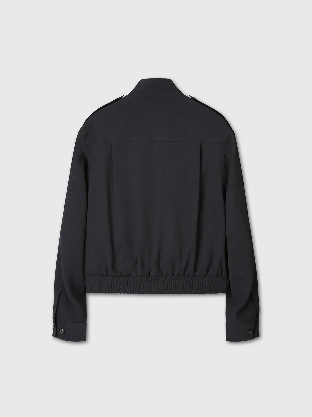 Tonywack - Stand Collar Epaulette Blouson (Black) product image 10 | TRAB K-Fashion Australia