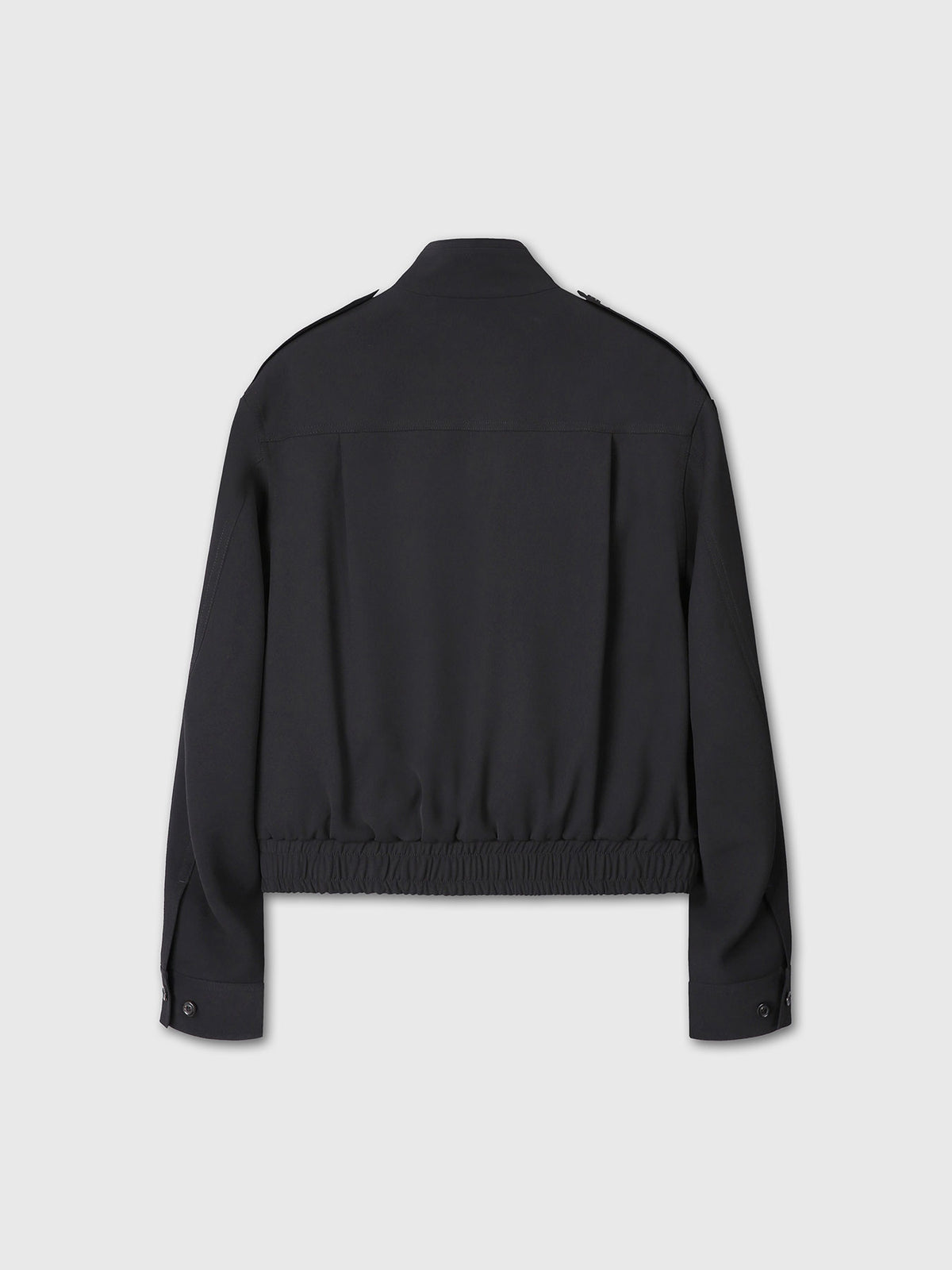 Tonywack - Stand Collar Epaulette Blouson (Black) product image 10 | TRAB K-Fashion Australia