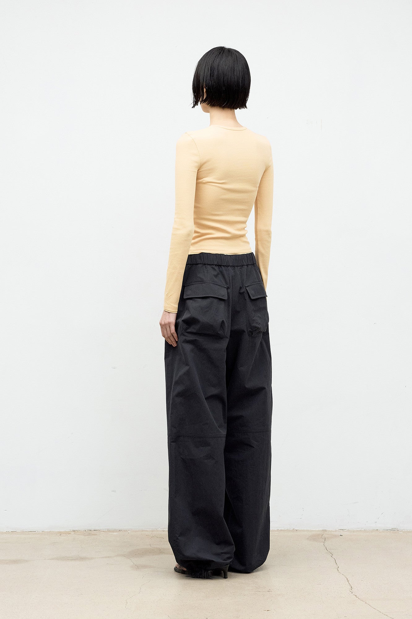 Coor - Drawstring Easy Pants (Black) product image 4 | TRAB K-Fashion Australia