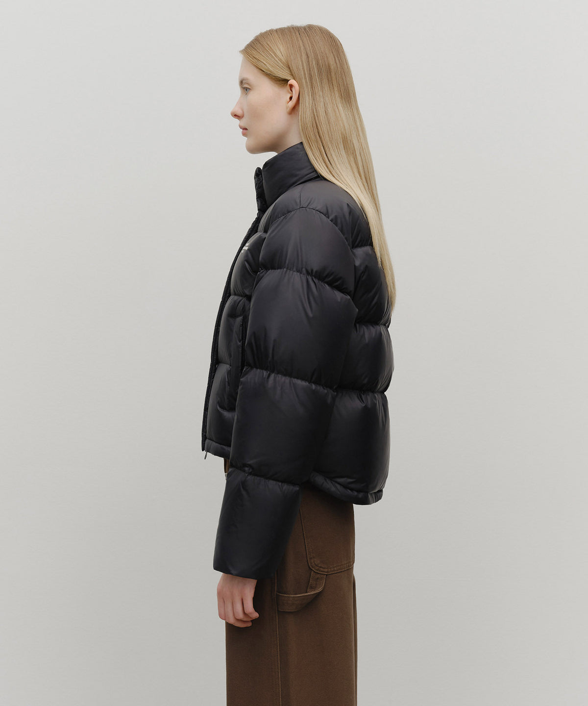 Marithe & Francois Girbaud - Basic Crop Down Jacket (Black) product image 2 | TRAB K-Fashion Australia