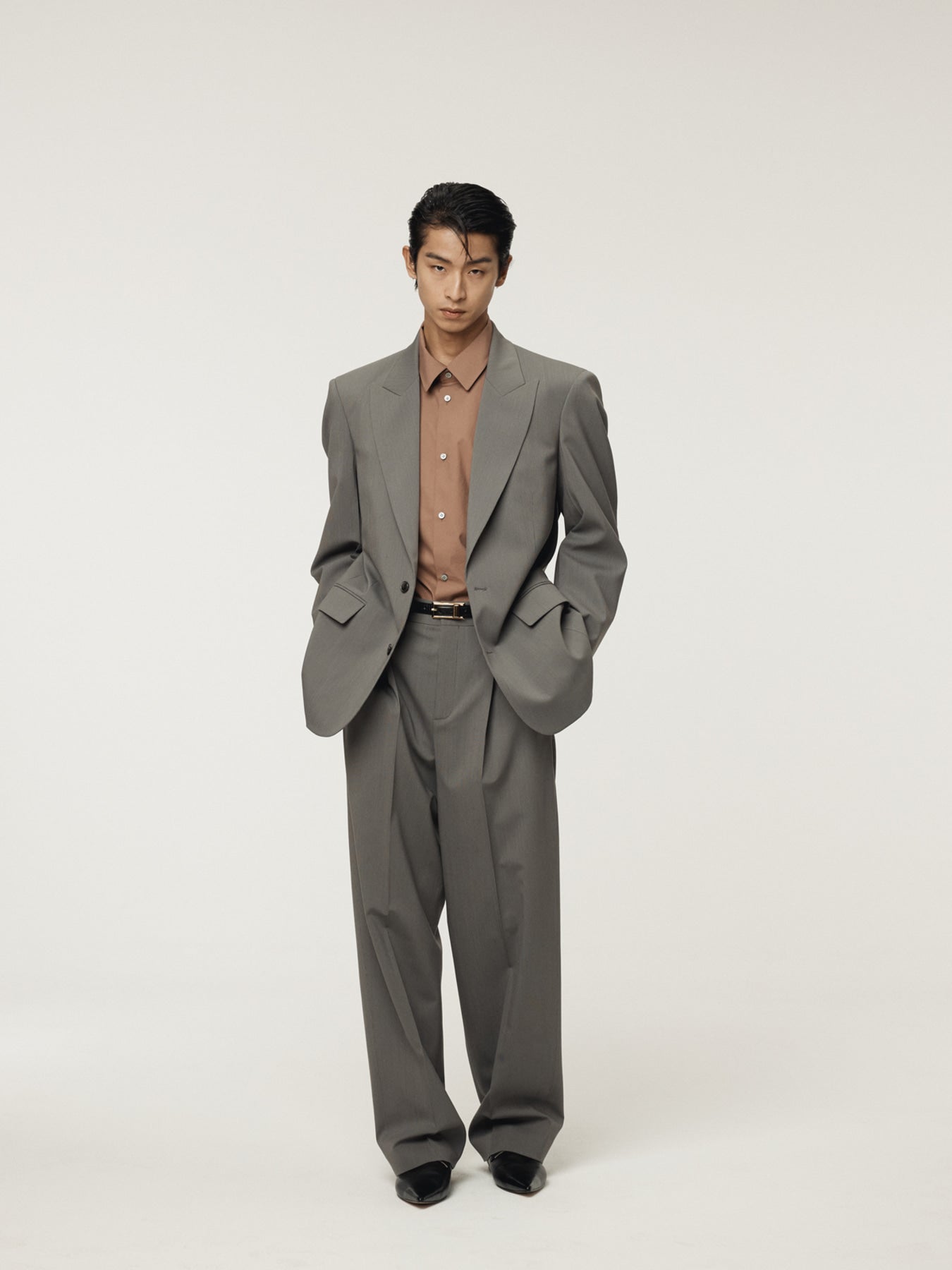 Recto - Powdery Cotton Classic Shirt (Rust Pink) product image 2 | TRAB K-Fashion Australia