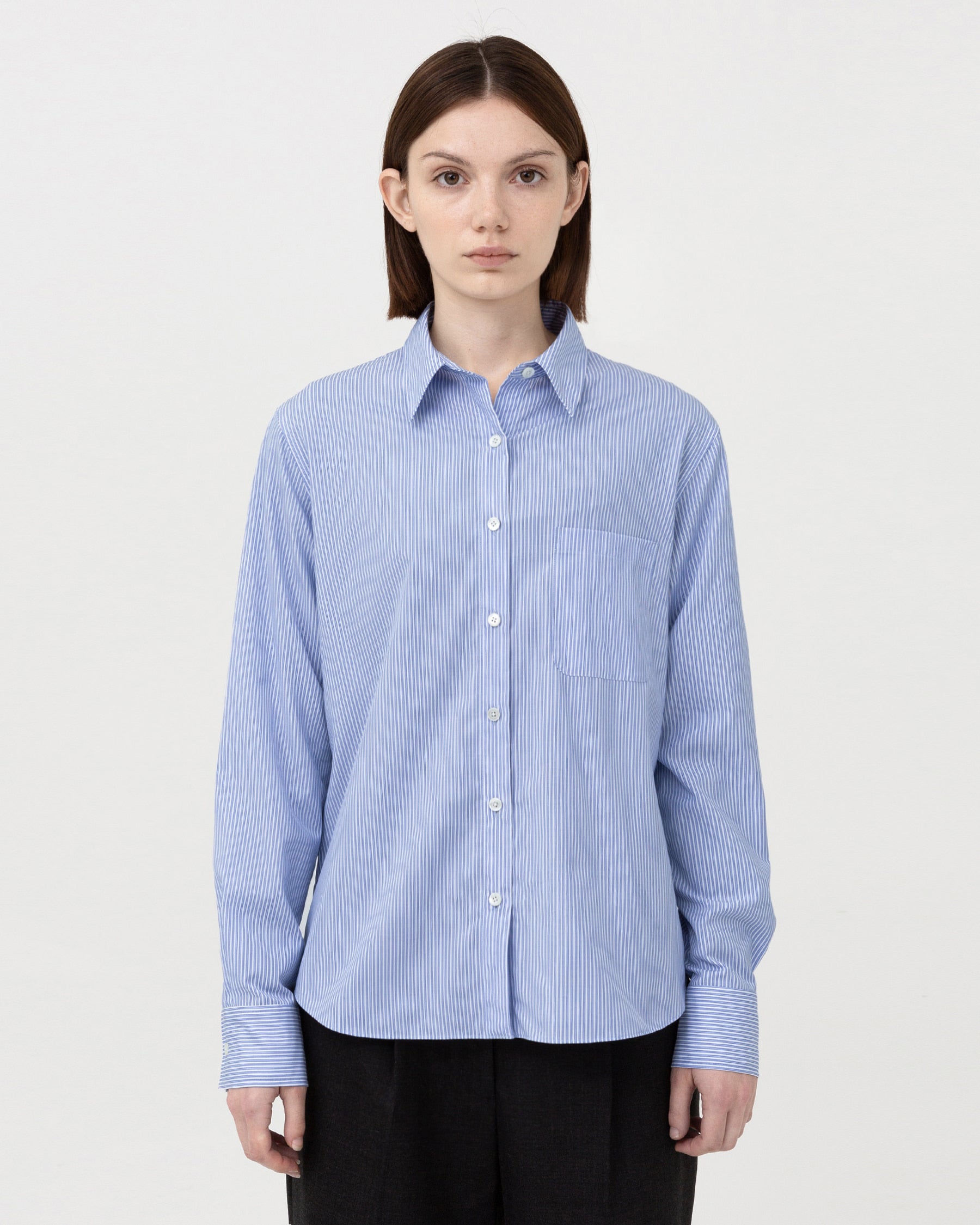 Brownyard - Steady Shirt (Blue Stripe) product image 1 | TRAB K-Fashion Australia