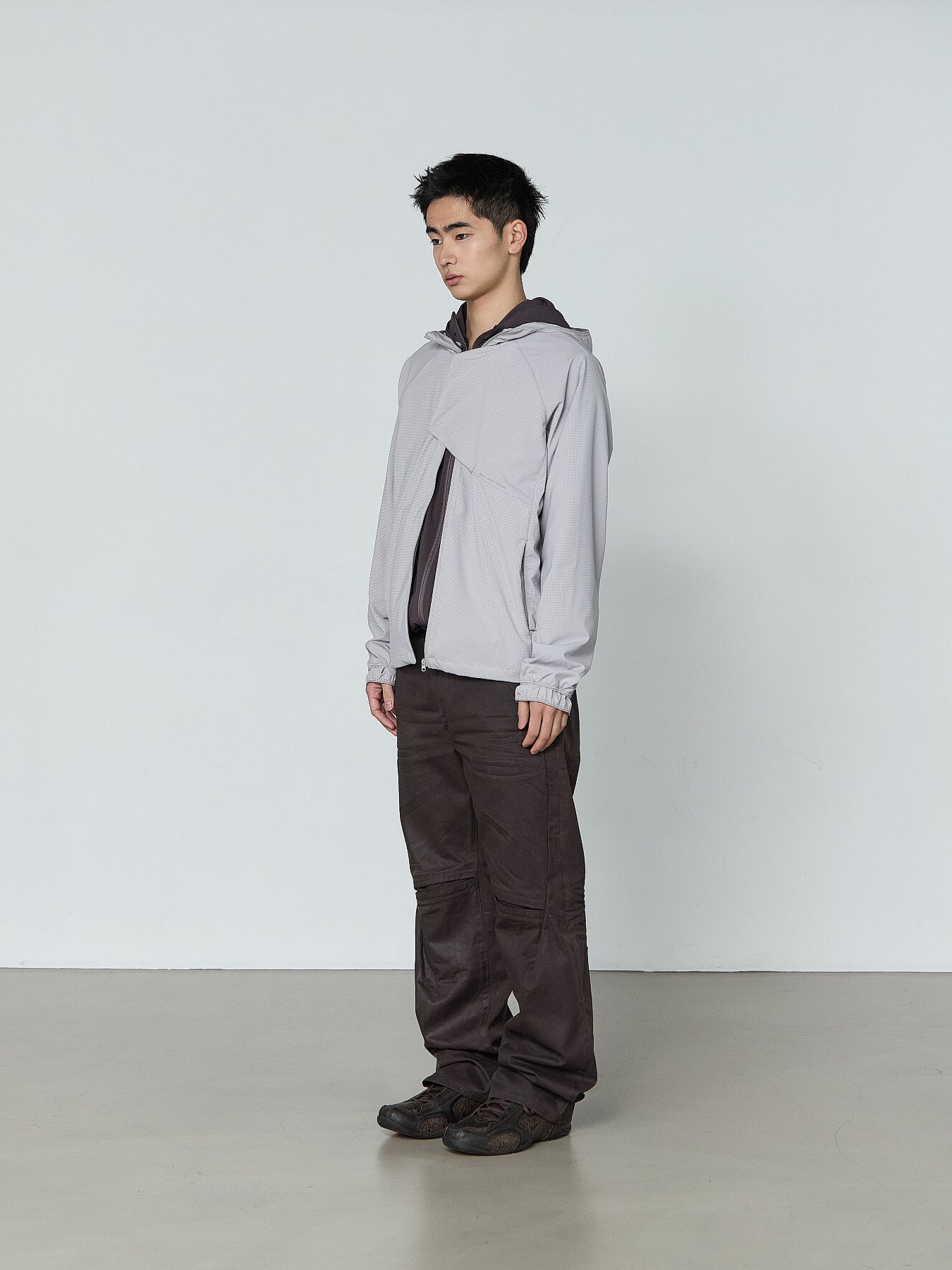 San San Gear - Coated Pants (Brown) product image 1 | TRAB K-Fashion Australia