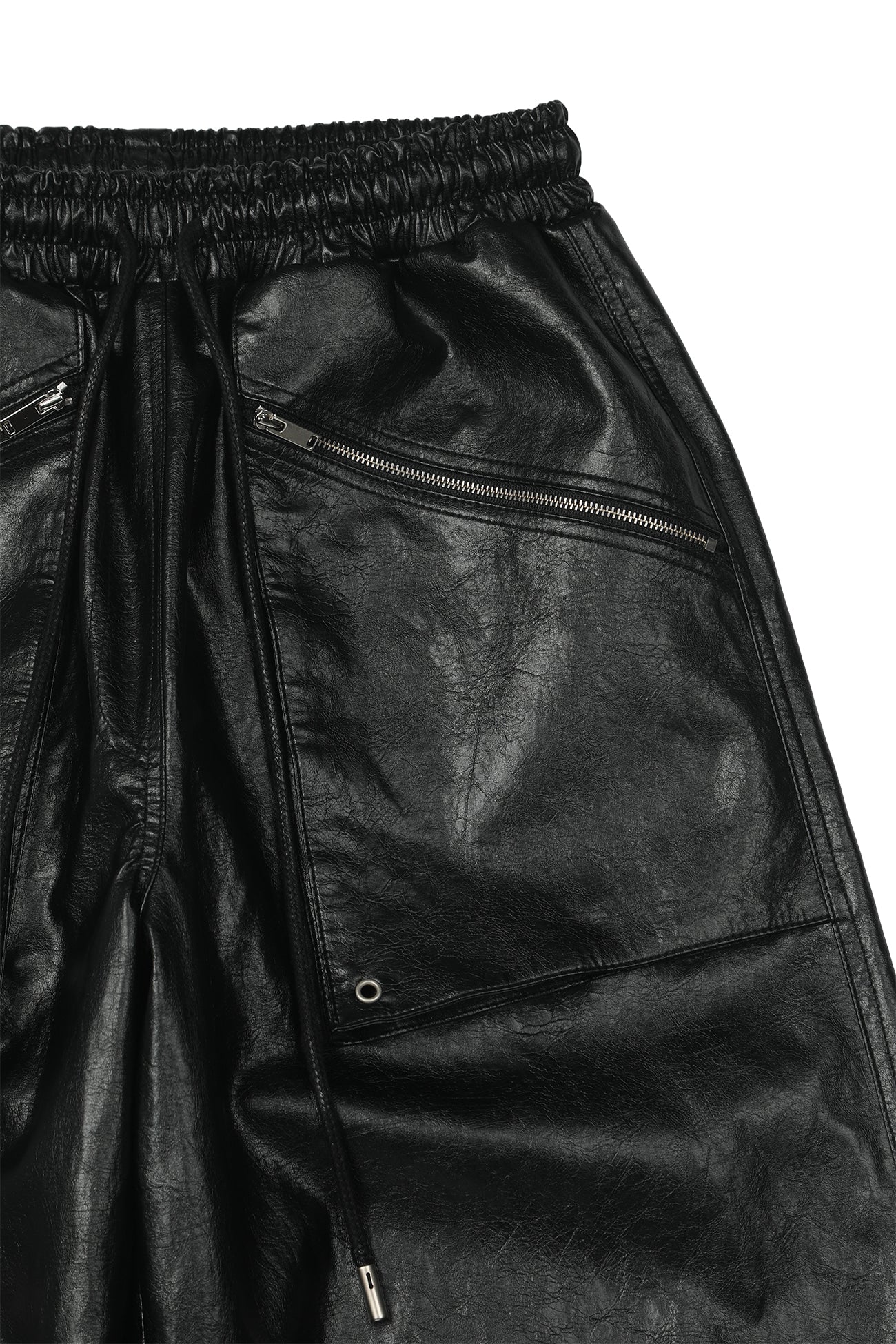 Deinet - Pocket Point Faux Leather Pants (Black) product image 10 | TRAB K-Fashion Australia