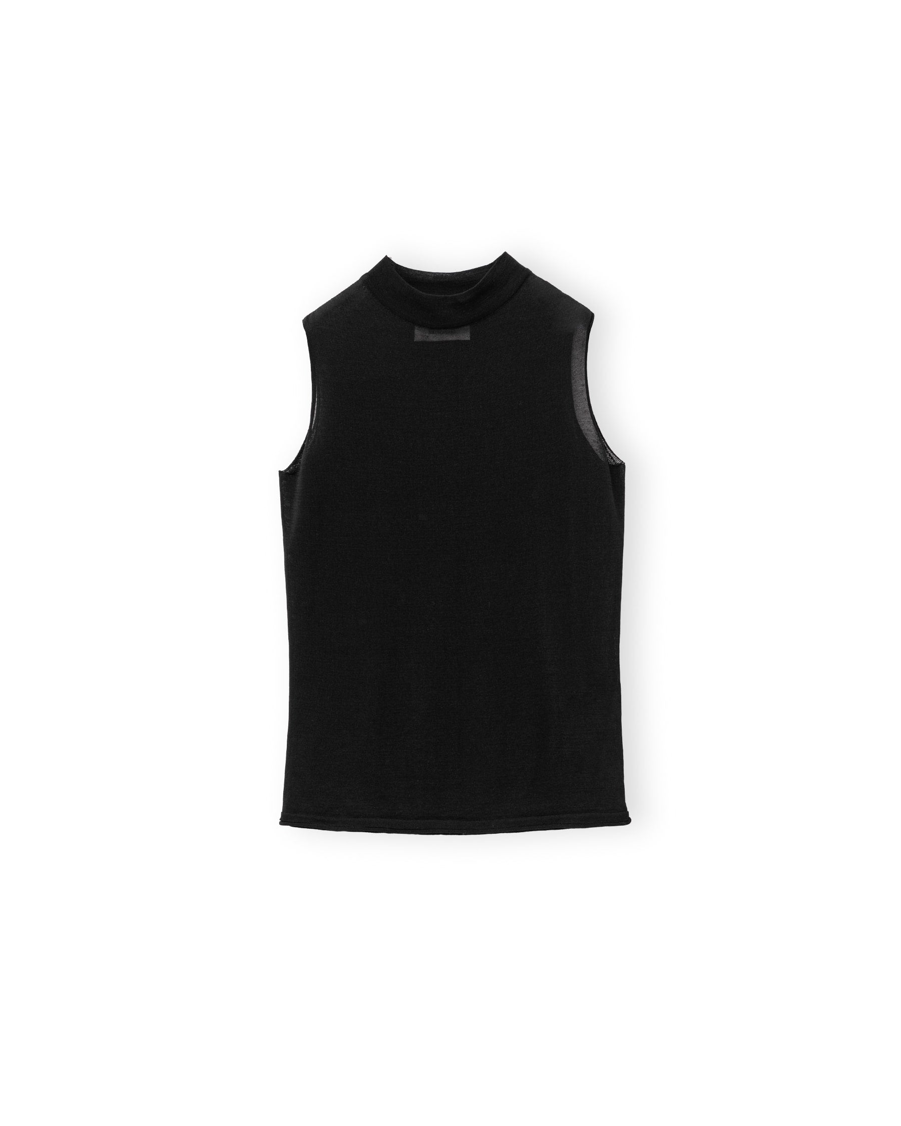 Brownyard - Mock Neck Sleeveless Knit (Black) product image 3 | TRAB K-Fashion Australia
