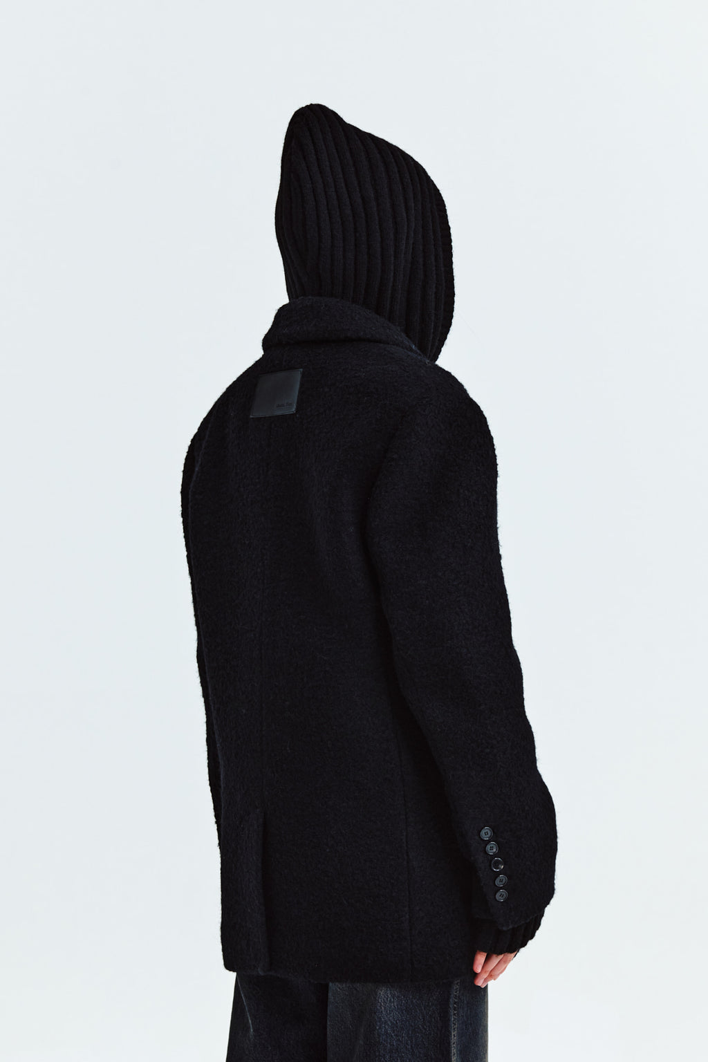Matin Kim - Two Button Pocket Wool Jacket (Dark Navy) product image 10 | TRAB K-Fashion Australia