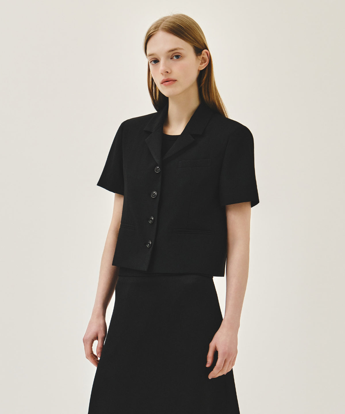 Marithe & Francois Girbaud - Half Sleeve Jacket (Black) product image 2 | TRAB K-Fashion Australia