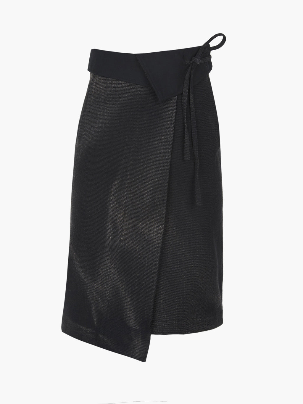 Jiyong Kim - Sun-Bleached Folded Skirt (Black) product image 8 | TRAB K-Fashion Australia