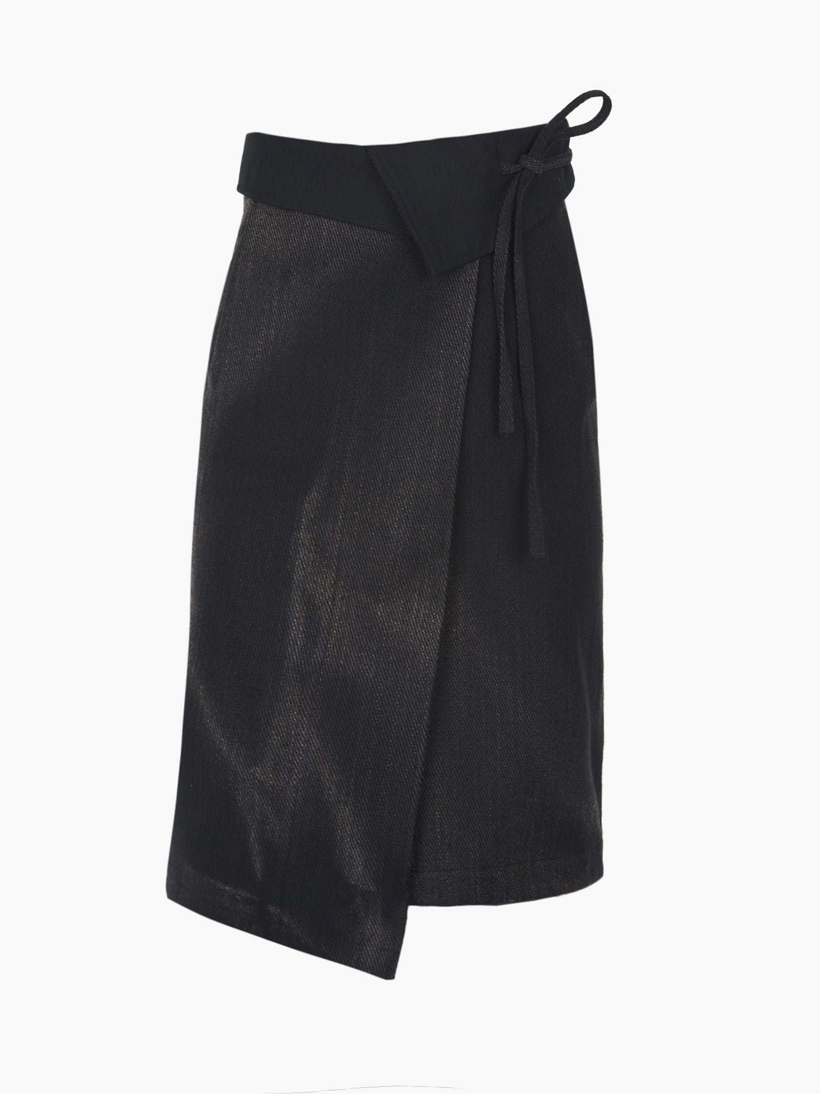 Jiyong Kim - Sun-Bleached Folded Skirt (Black) product image 8 | TRAB K-Fashion Australia