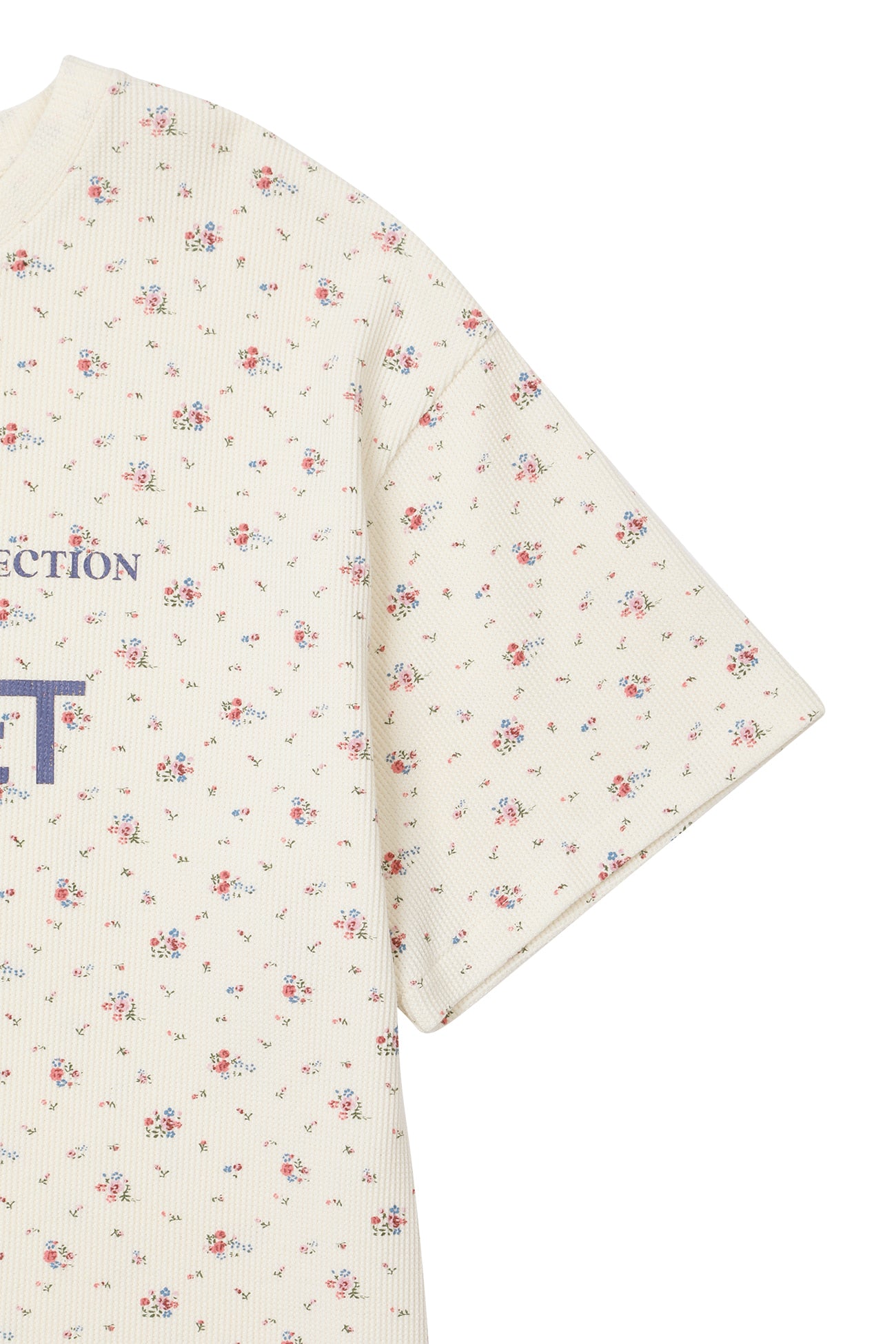 Deinet - Soft Waffle Flower T-Shirt (Ivory) product image 14 | TRAB K-Fashion Australia