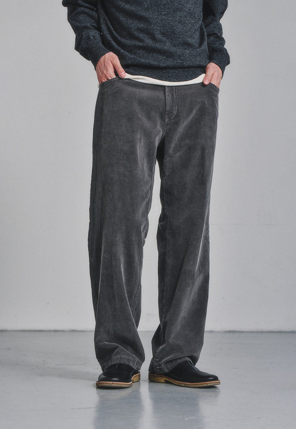 Art if acts - Garment Dyed Corduroy 5P Pants (Charcoal) product image 4 | TRAB K-Fashion Australia
