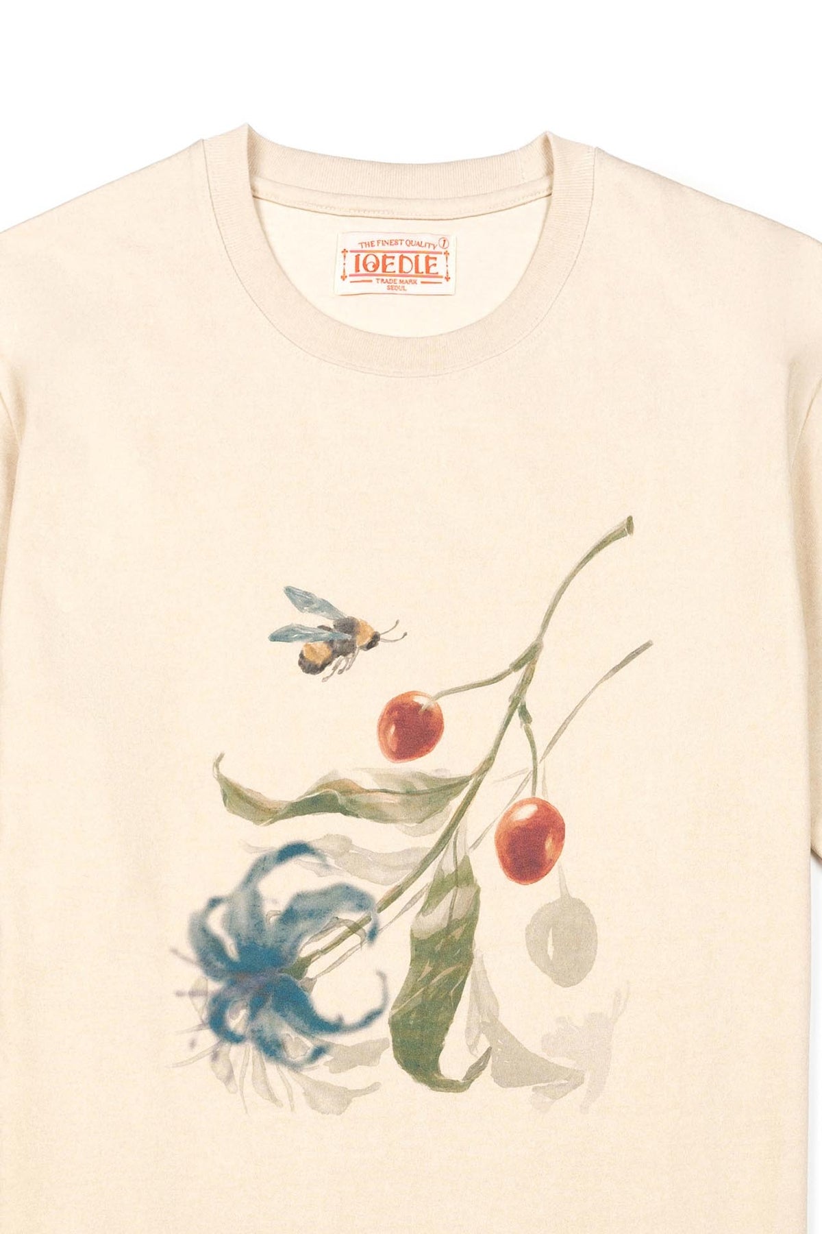 Ioedle - Drowsy Withered Flower T-Shirt (Beige) product image 4 | TRAB K-Fashion Australia