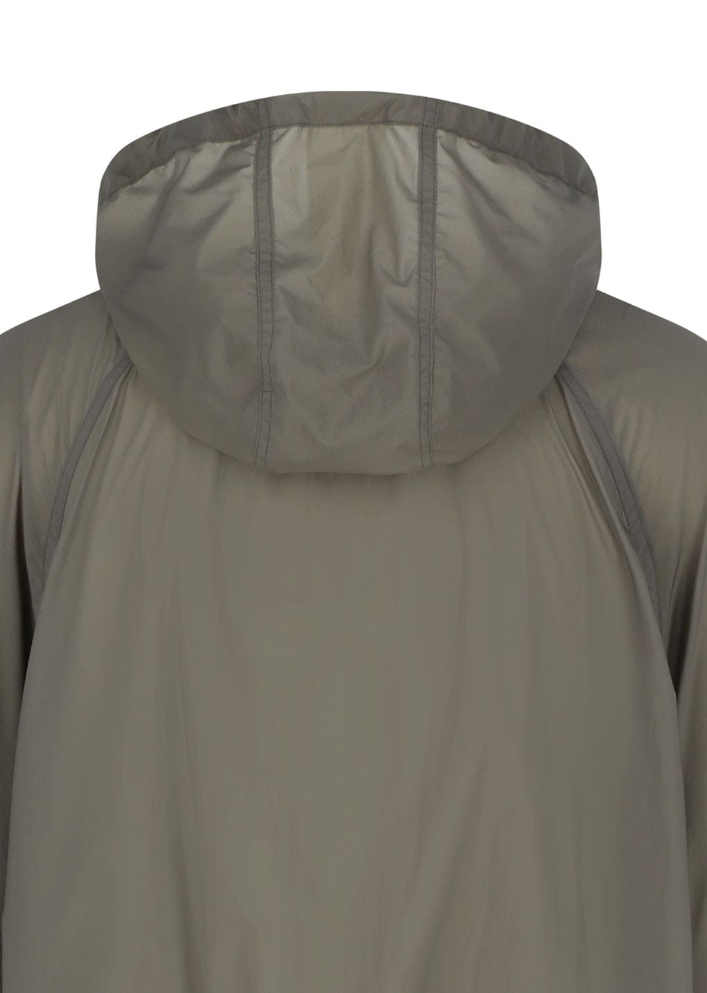 Amomento - Nylon Raglan Hooded Jumper (Khaki) product image 12 | TRAB K-Fashion Australia