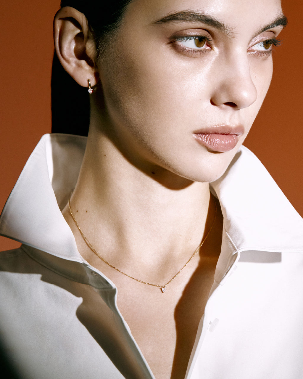 Numbering - Mini Triangle N-dia Pendant Necklace #2705 product image 2 | TRAB K-Fashion Australia