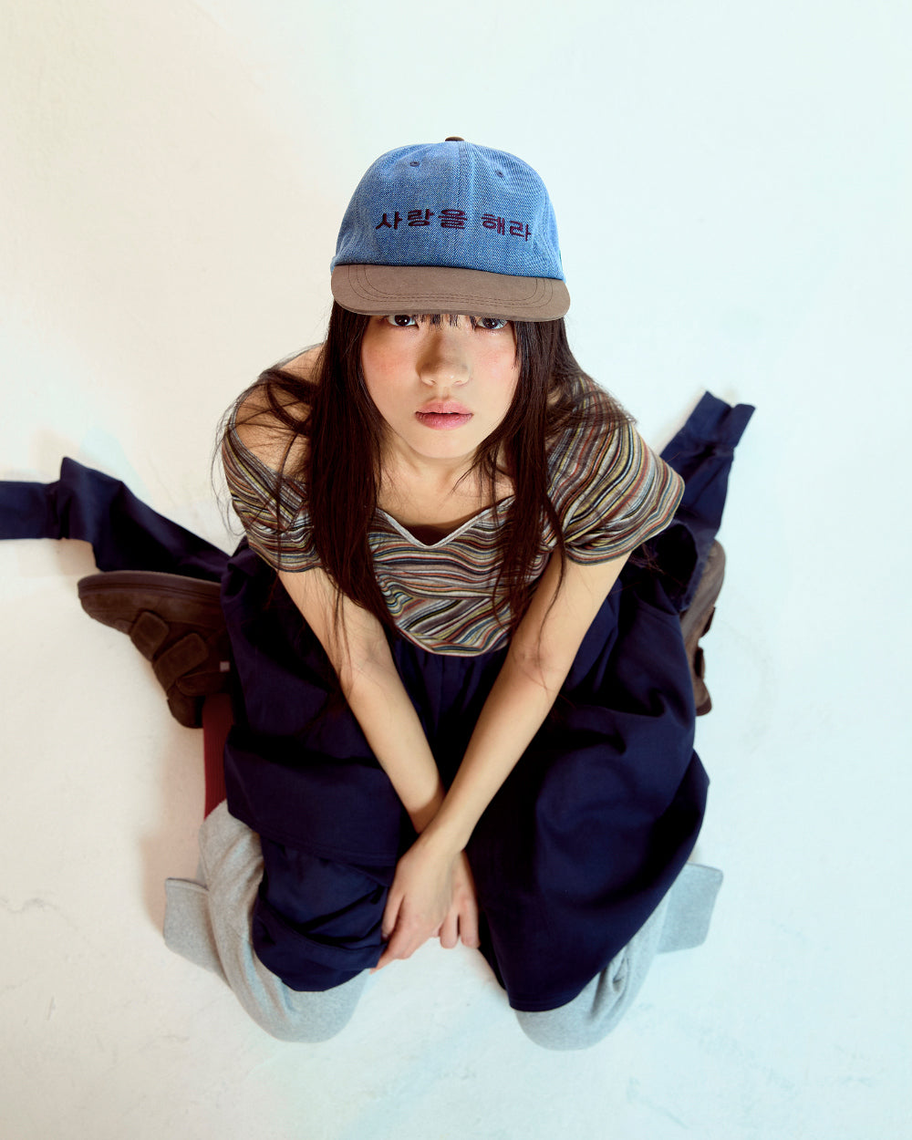 Coyseio - 사랑을 해라 Cap (Blue) product image 2 | TRAB K-Fashion Australia