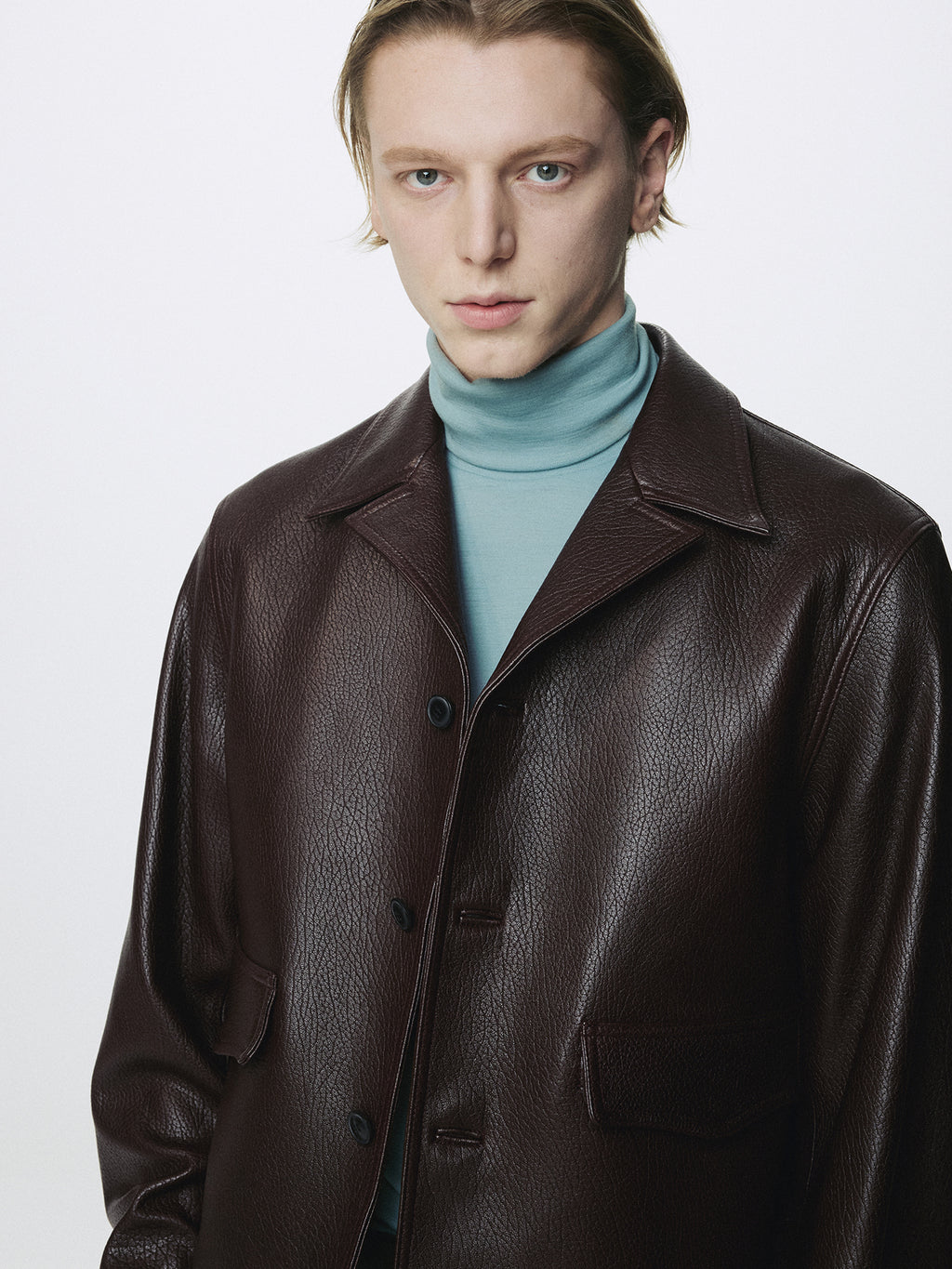Tonywack - Vintage Lamb Leather Blouson (Brick Brown) product image 9 | TRAB K-Fashion Australia