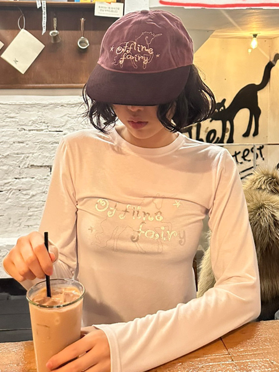 Kijun - Offline Fairy Tee (Off-White) product image 5 | TRAB K-Fashion Australia